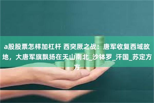 a股股票怎样加杠杆 西突厥之战：唐军收复西域故地，大唐军旗飘扬在天山南北_沙钵罗_汗国_苏定方